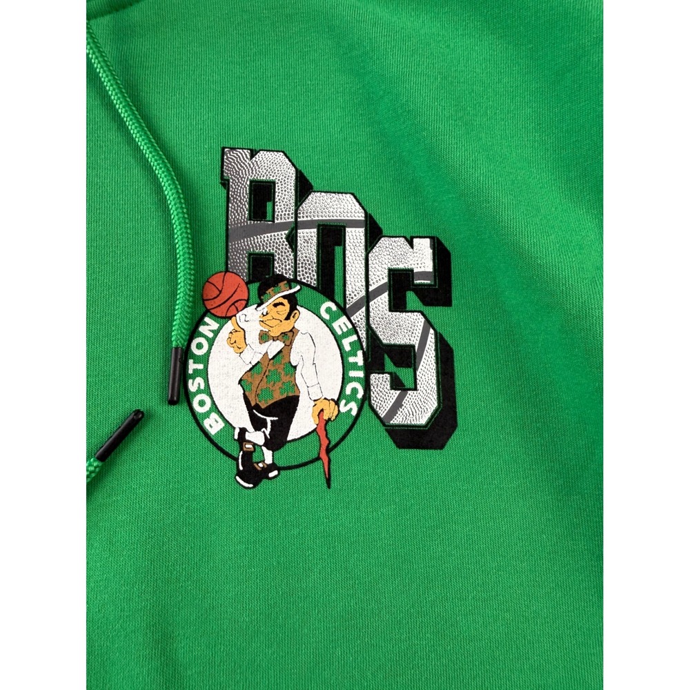 NBA Ultra Game Boston Celtics Green Fleece Hoodie Mens Large VHMK903F NWT - Picture 3 of 8